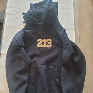 Ben Baller 213 Diamond Decal Logo Black Hoodie Size Small
